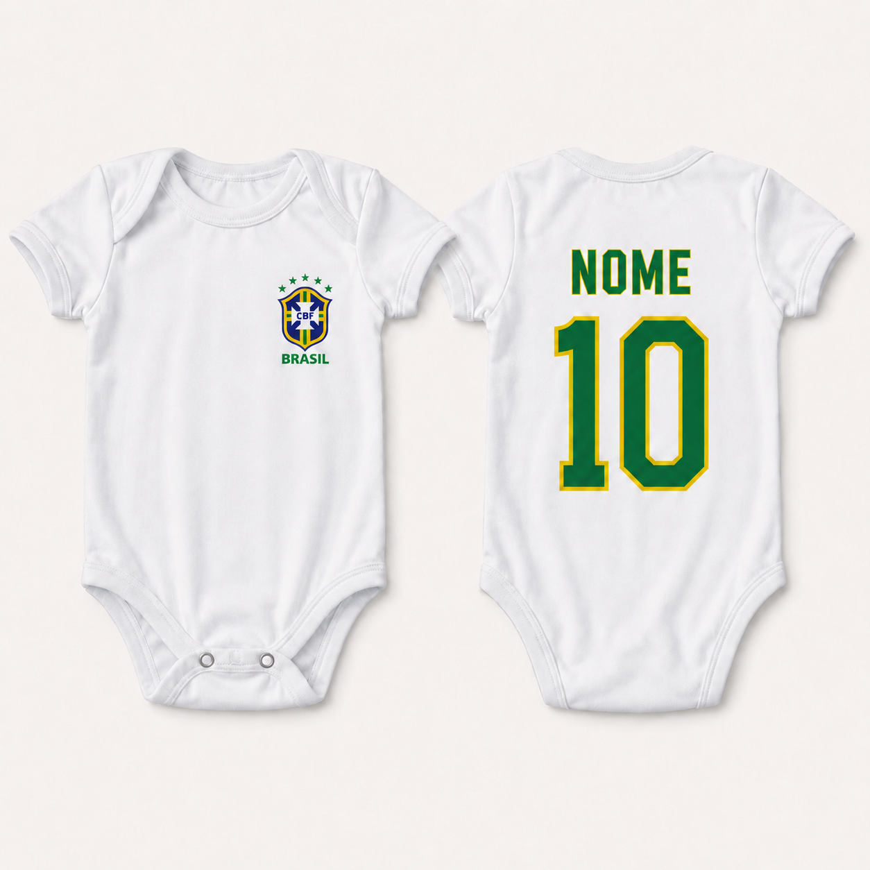 Body Bebê - Brasil Camisa 10