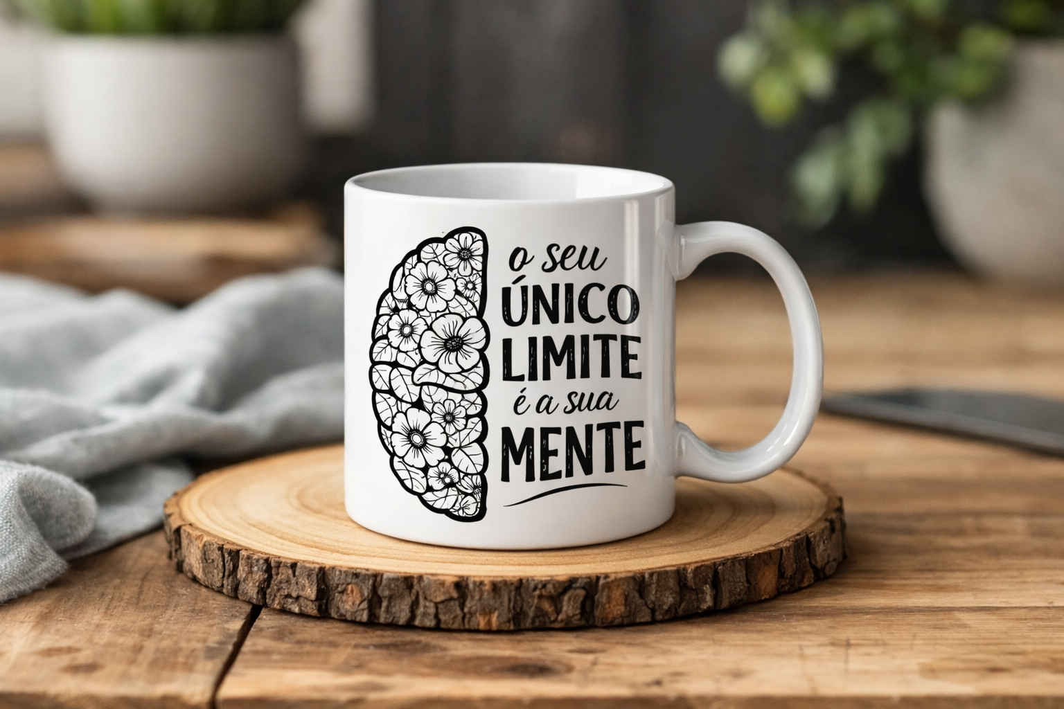 Caneca O seu único limite é a sua própria mente